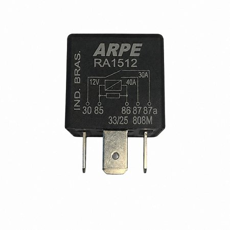 Relé Eletromecânico RA1512 12V 450W 5 Vias