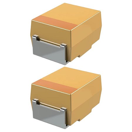 Capacitor SMD Tântalo 100uF 6V Case B AVX