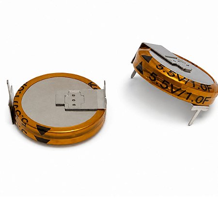 Supercapacitor 1.0F 5.5V com Terminais
