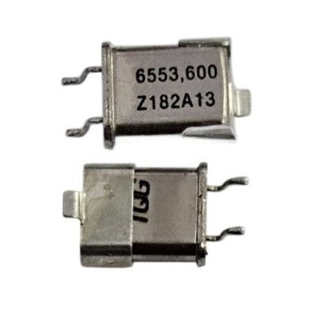 Cristal de Quartzo PTH 6553.600MHz Frequência Estável V42310-Z182-A13