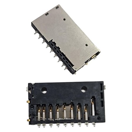 Leitor Conector Cartão SD 11 Pinos SMD Modelo DFHS11FR108