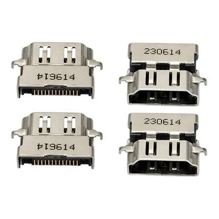 Conector Receptáculo HDMI 19 Contatos Fêmea HM311N-191B-4155-086