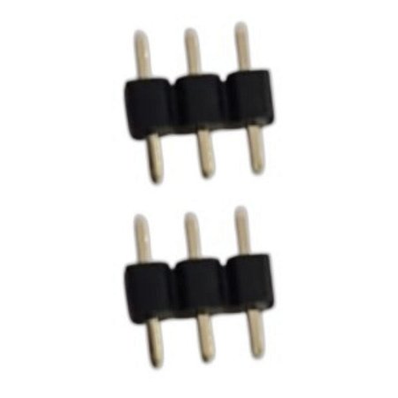 Header Pin Macho 3 Vias Passo 2,00mm Vertical THT (231139-00103)