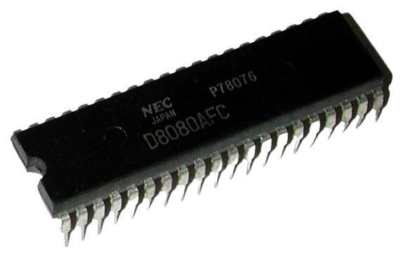D8080AFC Circuito Integrado Processador 8 Bits DIP-40
