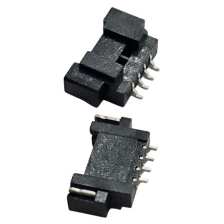 12507WR-H04G Conector Wire to Board 4 Vias Passo 1,25mm SMD