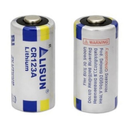 Bateria CR123A 3V Não Recarregável Lisun Tecnologia Lithium