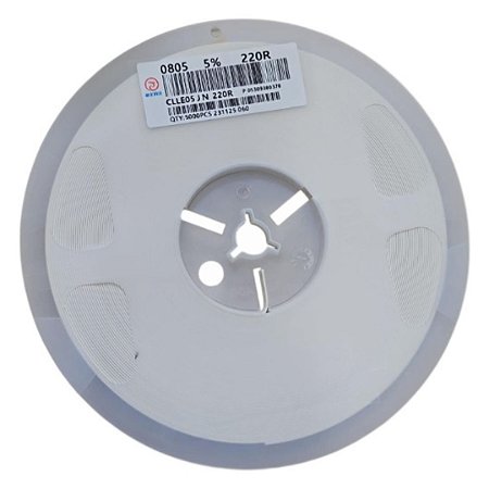 Resistor SMD 220R 0805 1/8W 5% CLLE05JN 220R - Rolo com 5.000 Peças