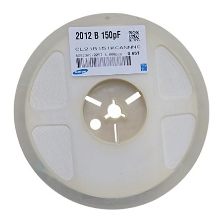 Capacitor Cerâmico SMD 15pF 100V X7R 0805 CL21B151KCANNNC - Rolo 4000x
