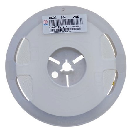 Rolo 5 Mil Peças - Resistor SMD 24KΩ 0603 1/10W 5% CL0603JN24K