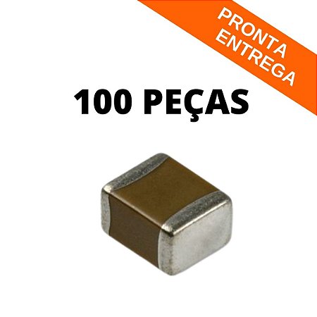 Kit 100x Capacitor Multicamadas 2.2uF 25V SMD 0805