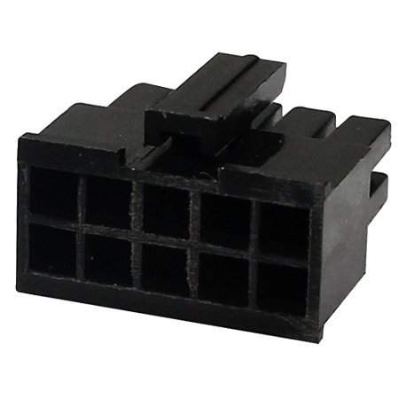 Alojamento Conector Macho 10 Vias 3,0mm Linha Modular