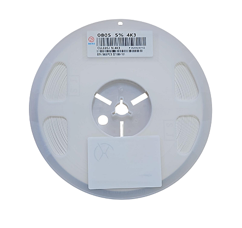 Resistor Chip SMD 4.3K 0805 1/8W 5% CLLE05JN4K3 - Rolo com 5.000 Peças