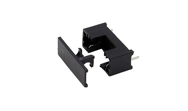 Suporte Fusível 5x20mm Painel AS-06 Tampa Rosqueável