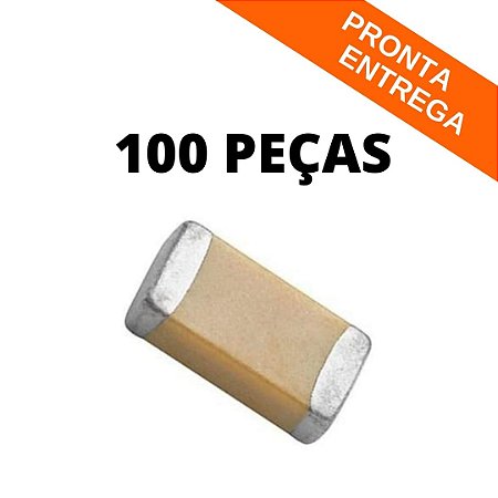 100x Capacitor Cerâmico MLCC 47pF 1000V SMD 1206 5%