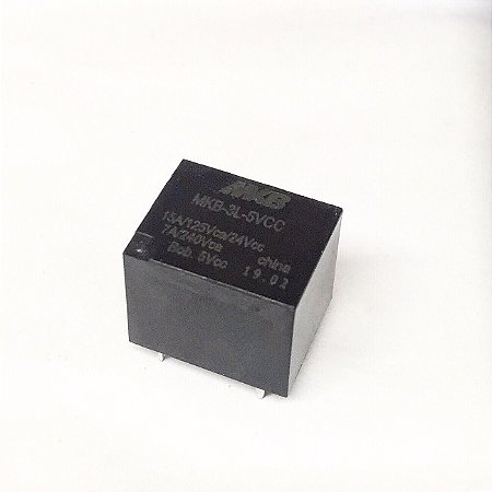Relé 5VDC 5 Terminais MKB-3L-5VCC PTH