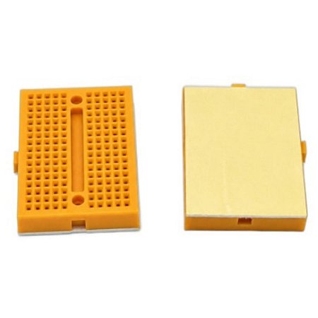 Placa de Prototipagem Mini Breadboard 170 Pontos Laranja