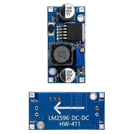 Módulo Regulador LM2596 Conversor DC-DC Redutor Step Down