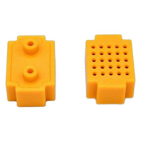 Mini Breadboard 25 Pontos Laranja para Montagem de Circuitos