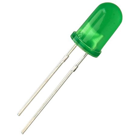 LED Indicador Verde Difuso 5mm 500mcd THT Allcone 05134EG