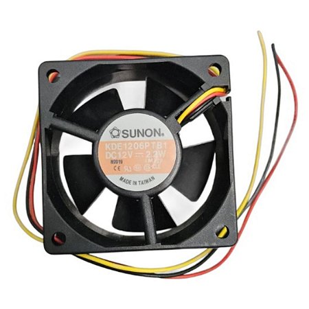 KDE1206PTB1-M - Microventilador 12VDC 2,2W 60x60x25mm com Rolamento