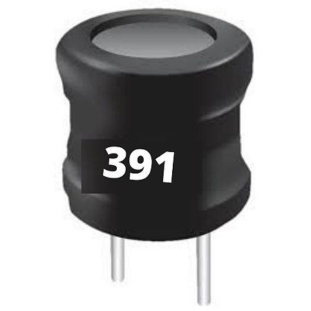 Bobina Indutora 390µH 1A PTH 6100-391K-RC