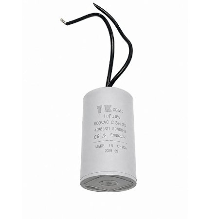 Capacitor de Partida 1uF (1mF) 660VAC CBB60 50/60Hz 660V Epcos 5%