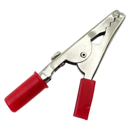 Garra Jacaré Elétrica WD-029 Vermelho 50mm Capacidade 10A