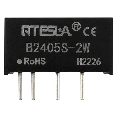 Módulo Conversor DC/DC Isolado 24V para 5V 2W B2405S-2W PTH
