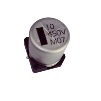 Capacitor SMD 10µF 450V Eletrolítico 12.5x13.5mm Samyoung