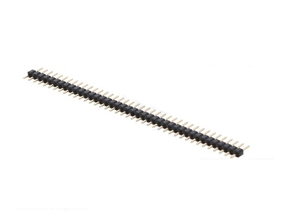 Barra Header Macho 40 Pinos 1x40 Passo 2,00mm Reta