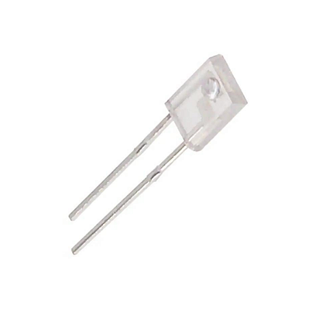 Sensor Fototransistor LTR-301 940nm Encapsulamento 5mm Vista Lateral