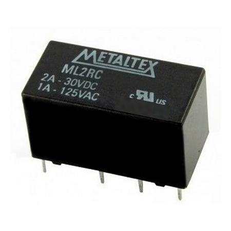Relé Mini 12VCC 2A 8 Pinos 2 ML2RC2