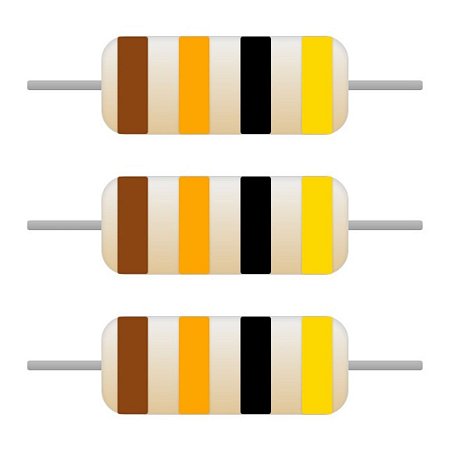 Resistor 13 Ohms CR25 1/4W Filme Carbono PTH Axial 5% - Kit 100 Peças