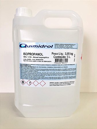 Álcool Isopropílico IPA 99,8% 5000ml Limpeza de Placas PCB