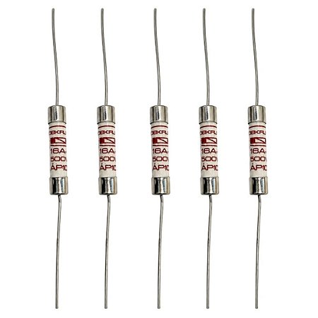 Fusível de Ação Rápida Cerâmico 6,3x32mm 16A 500V Axial CPA-3AGKF