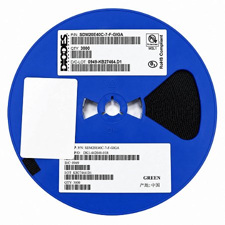 Bobina 3.000 Peças Diodo Retificador Schottky SDM20E40C-7-F SMD