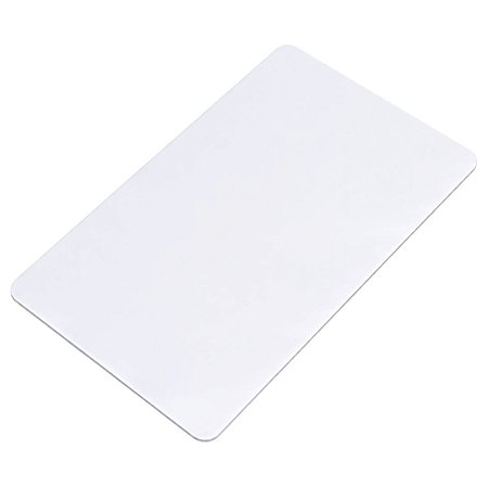 Cartão RFID MIFARE 4K 13,56MHz em PVC Branco para Controle de Acesso