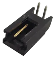 Conector PCB Header 2 Pinos Macho Vertical 90° Espaçamento 2.54mm 280377-2