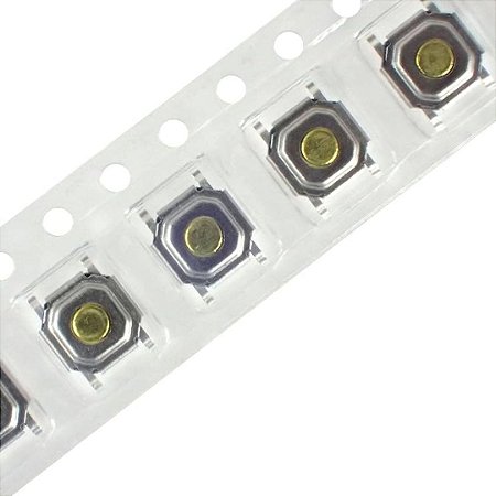 Micro Chave Tátil SKQGABE010 SMD 4 Terminais Perfil Baixo