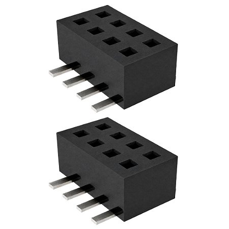 Samtec CLP-104-02-L-D Conector Receptáculo 8 Pinos SMD Fêmea 1,27mm