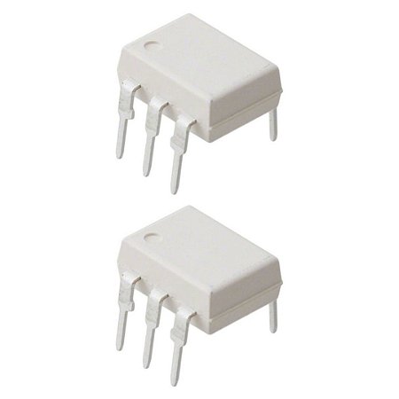 CI Optoacoplador MOC3021M DIP-6 Branco PTH Driver para Triac MOC3021