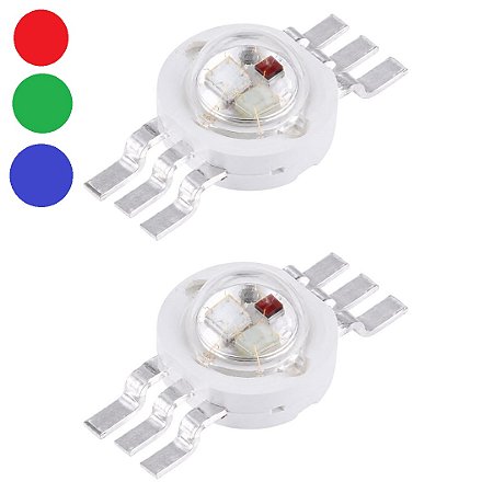 LED RGB de Potência 3W Corrente 350mA P/N OSTCXBEAC1E-N