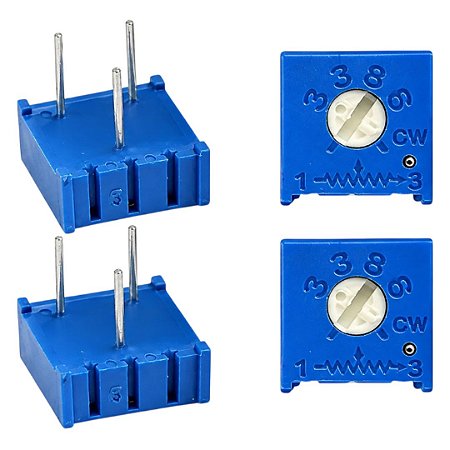 Potenciômetro Trimpot 3386F Horizontal Linear 10R 10 Ohms