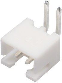 Conector Macho KK 2 Pinos 2,5mm Ângulo 90° Branco DS1069-2M