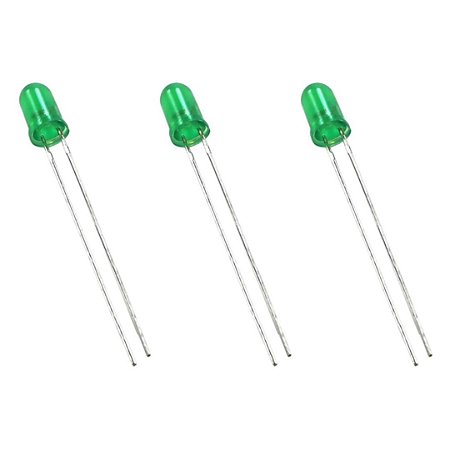LED 3mm Verde Difuso Foryard – FYL-3014GD1A