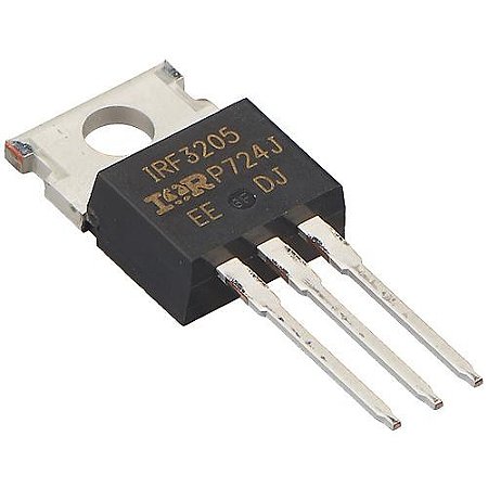 Transistor IRF3205PBF MOSFET Canal N 55V 110A 8mΩ TO-220 PTH