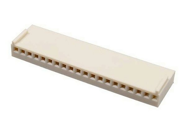Conector Fêmea 20 Vias Passo 2.54mm 180° DS1070-SCV20