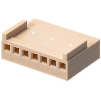 Conector Fêmea 7 Vias Passo 2.54mm 180° DS1070-SCV07