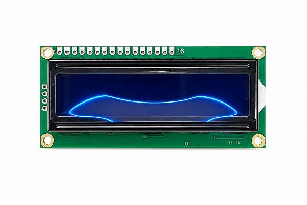 Tela LCD 16x2 Alfanumérica com Backlight Azul Modelo 1602A