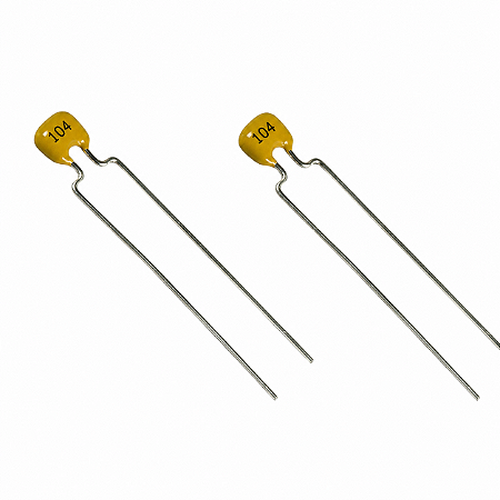 Capacitor Cerâmico 104 100nF 100V Radial Passo 5,08mm KYOCERA AVX